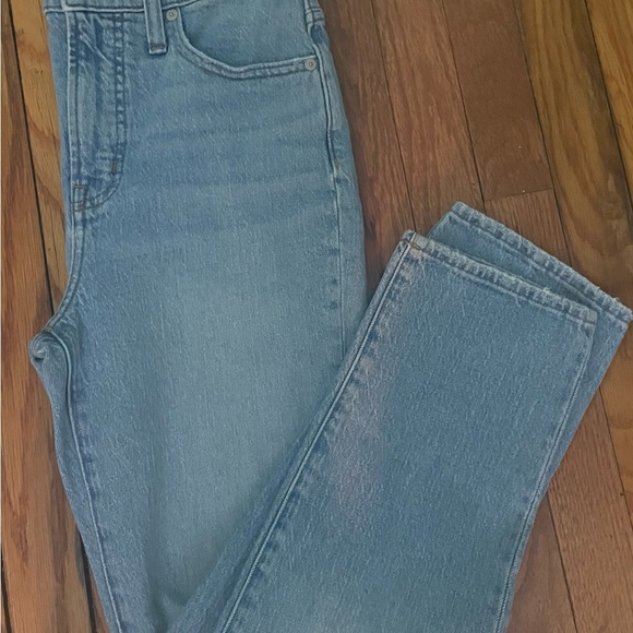 Madewell Light Blue Straight Leg Jeans - Picture 2 of 4